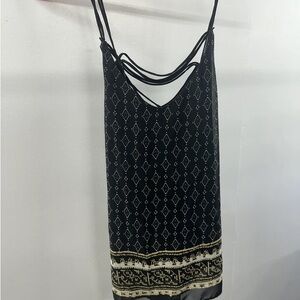 Black and Cream Women's Top